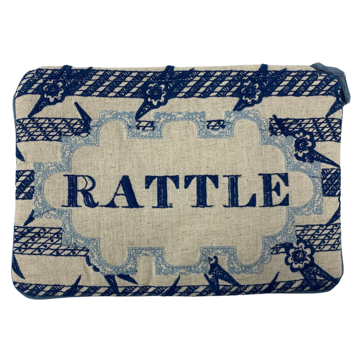 Thomas Paul Rattle Embroidered Pouch-Thumbnail