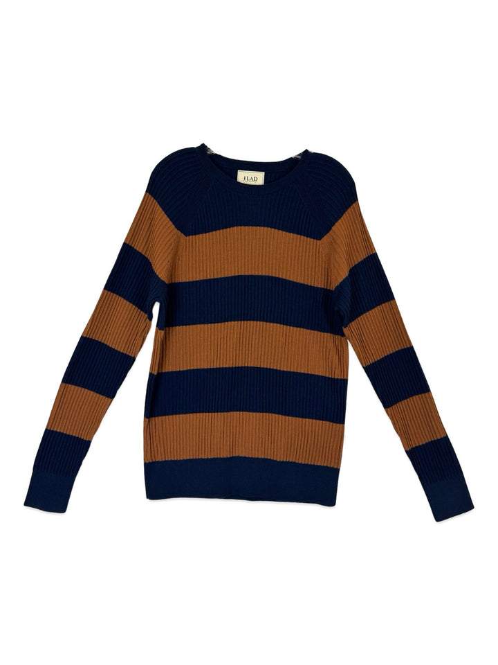 Lad by Demylee Striped Ribbed Sweater-Thumbnail