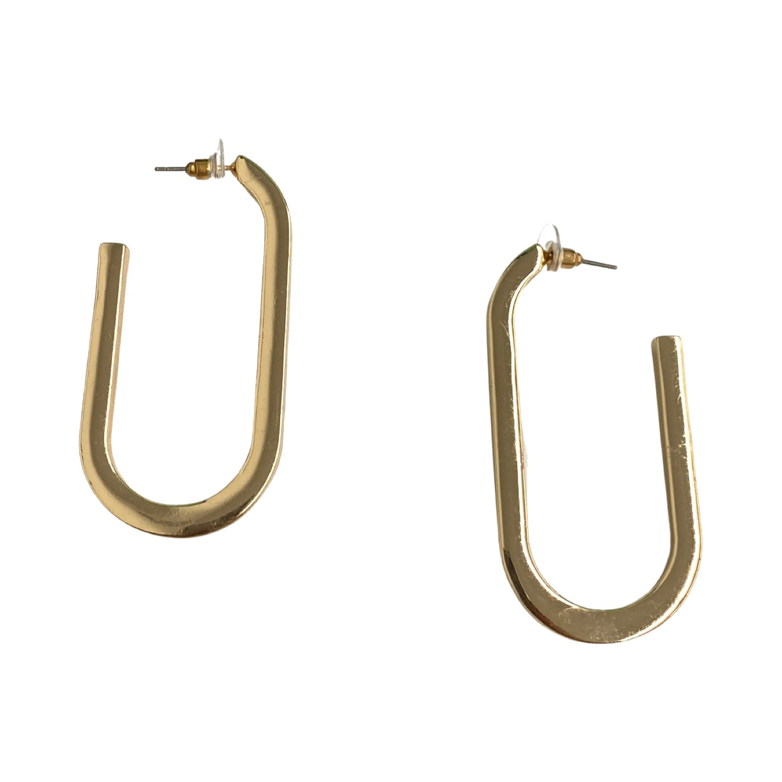 Modernist Hoop Earrings