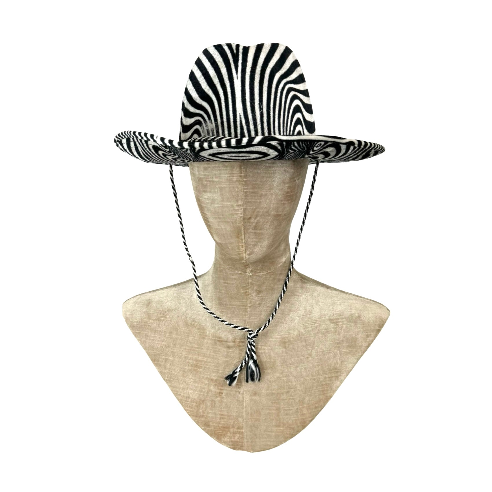 Zebra Print Cowboy Hat