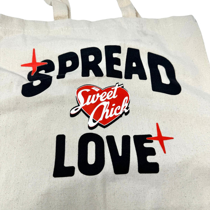 Sweet Chick Spread Love Tote Bag-Detail