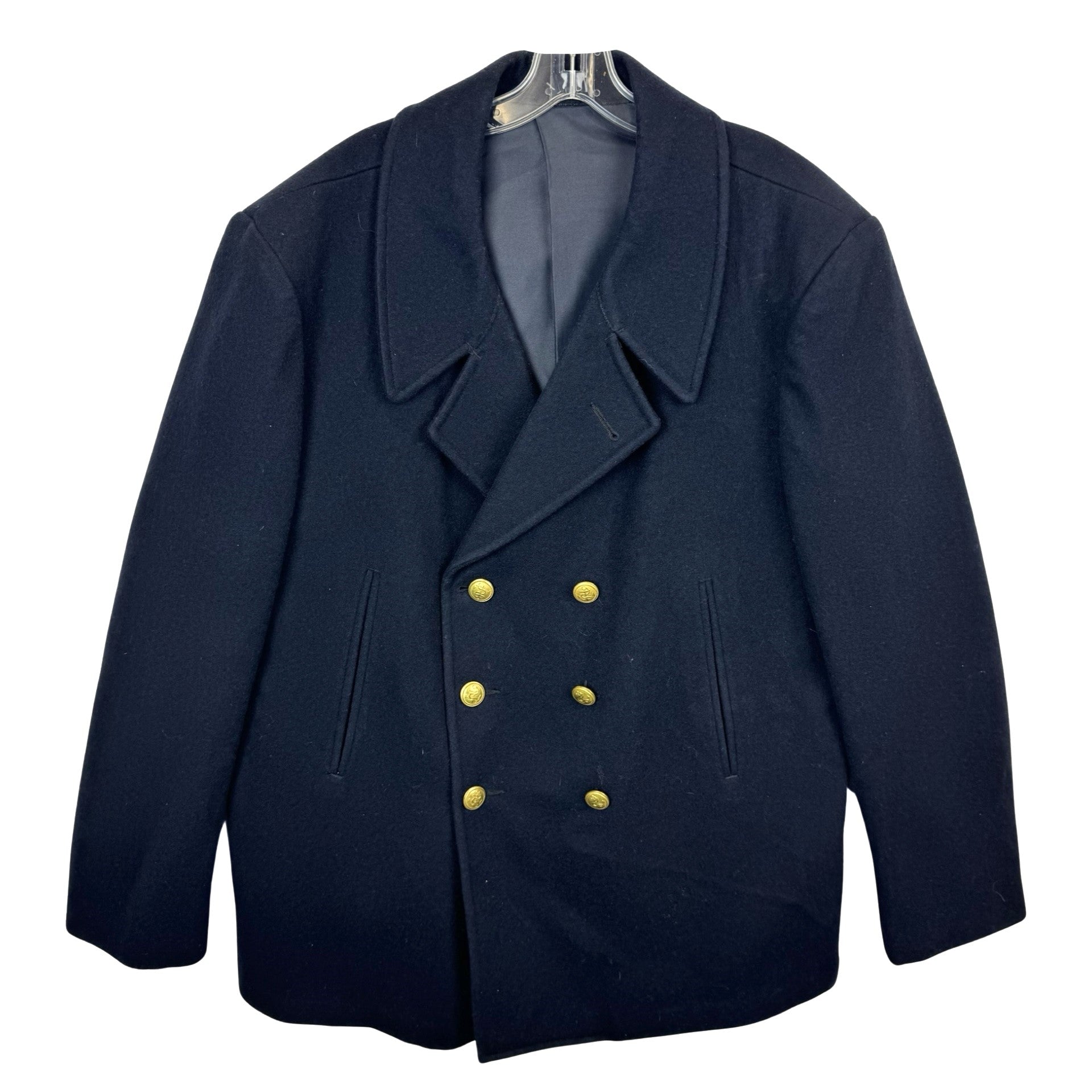 Vintage Double Breasted Naval Peacoat