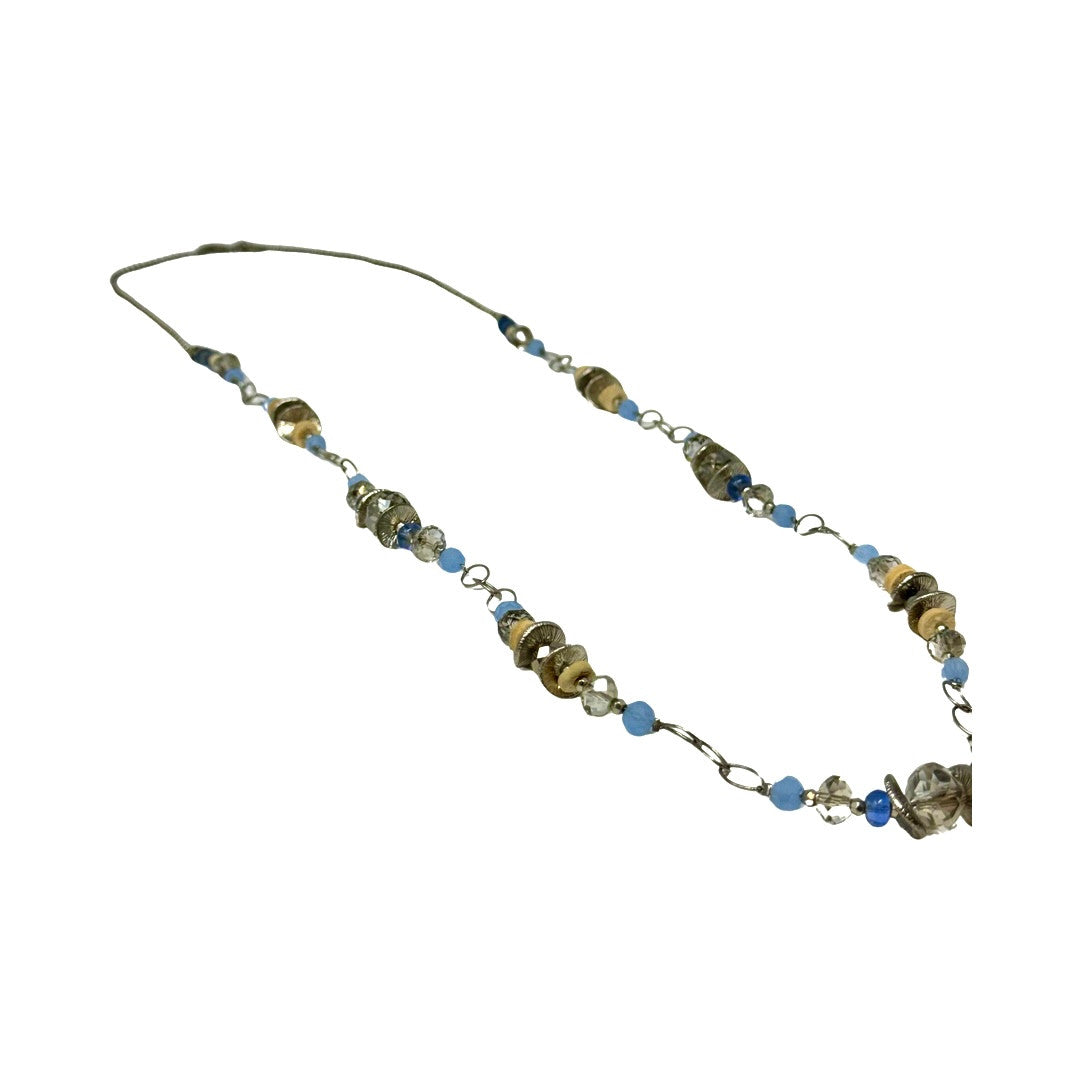 Loft Long Multicolor Beaded Necklace-Detail