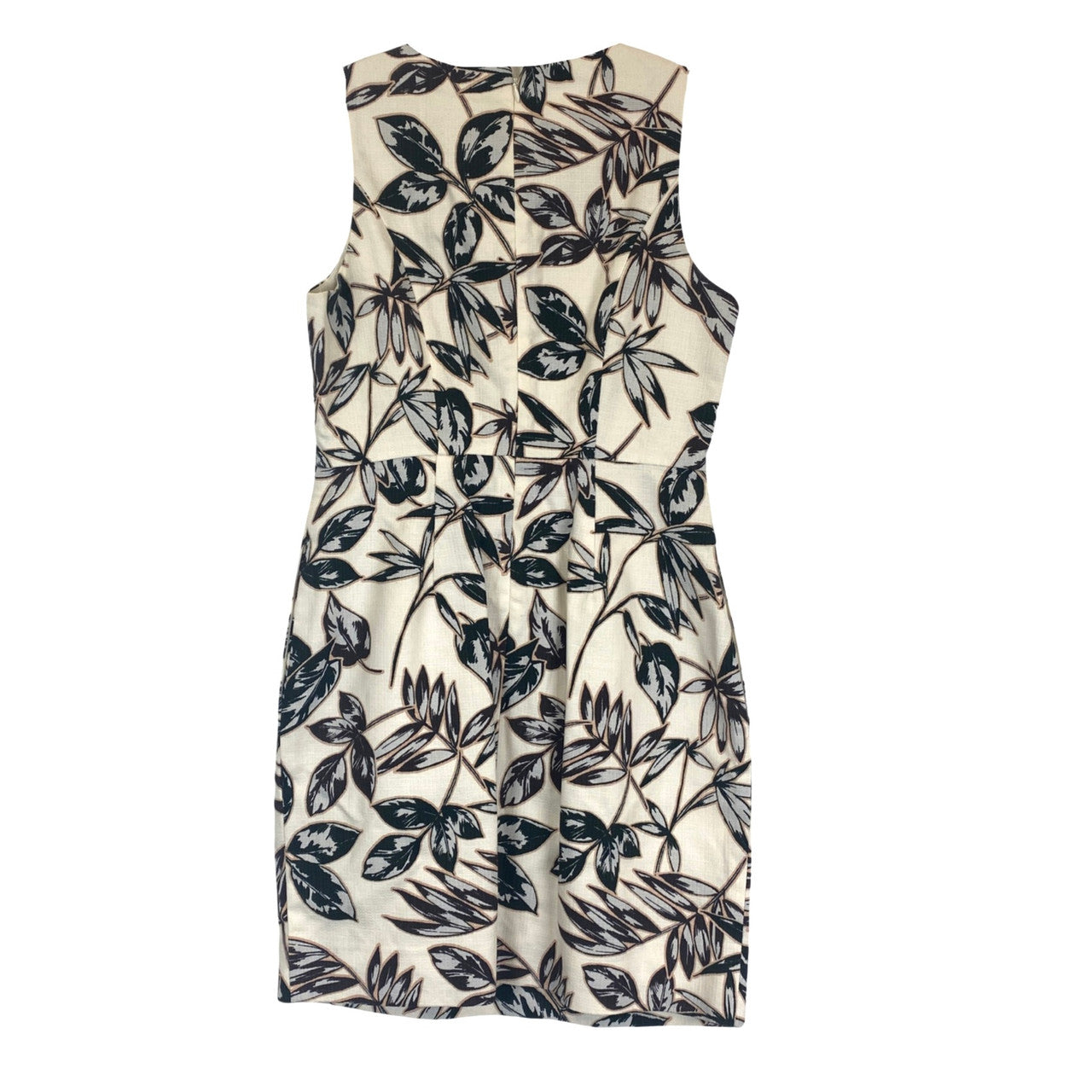 J. Crew Leaf Print Dress-Back