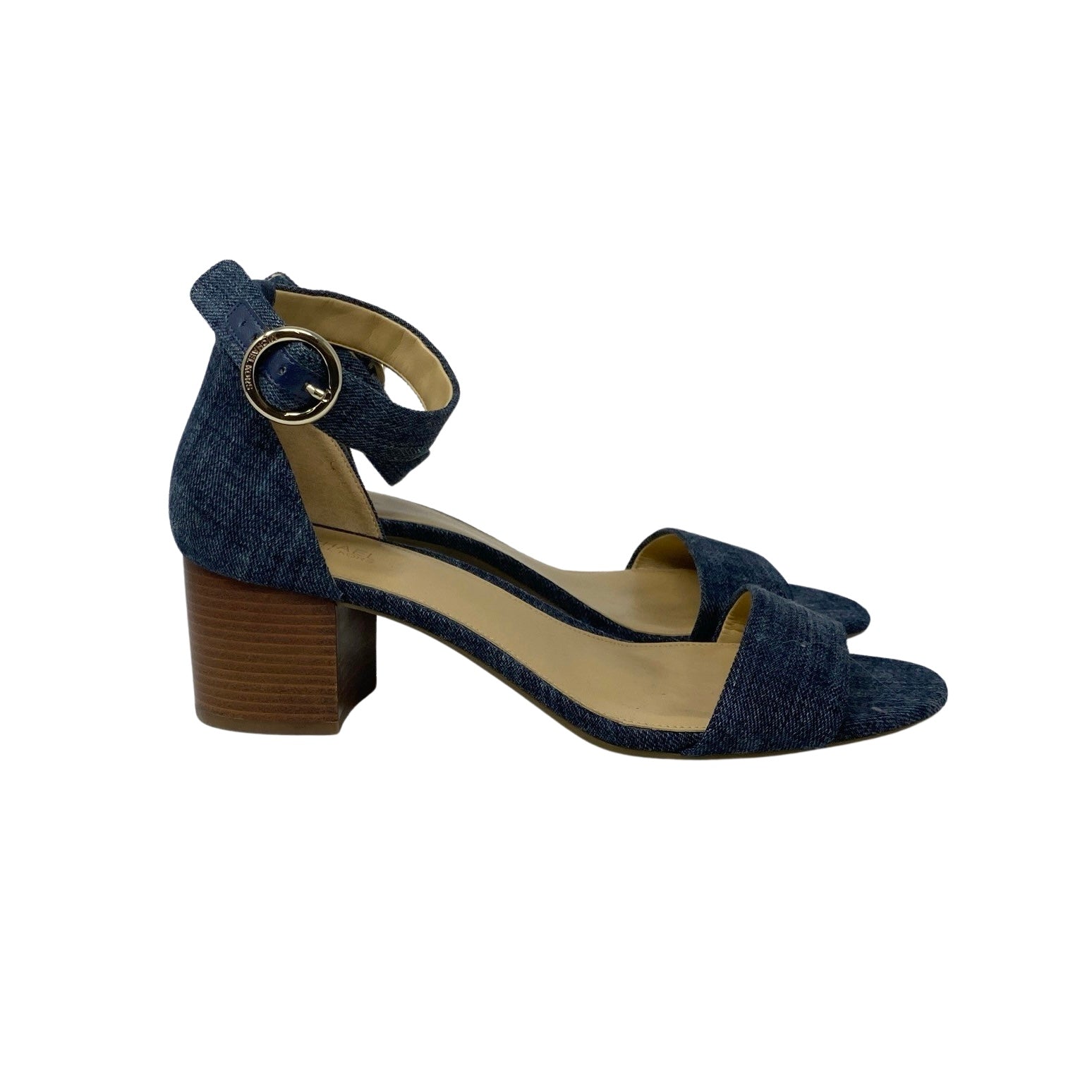 MICHAEL Michael Kors Lena Denim Block Heels