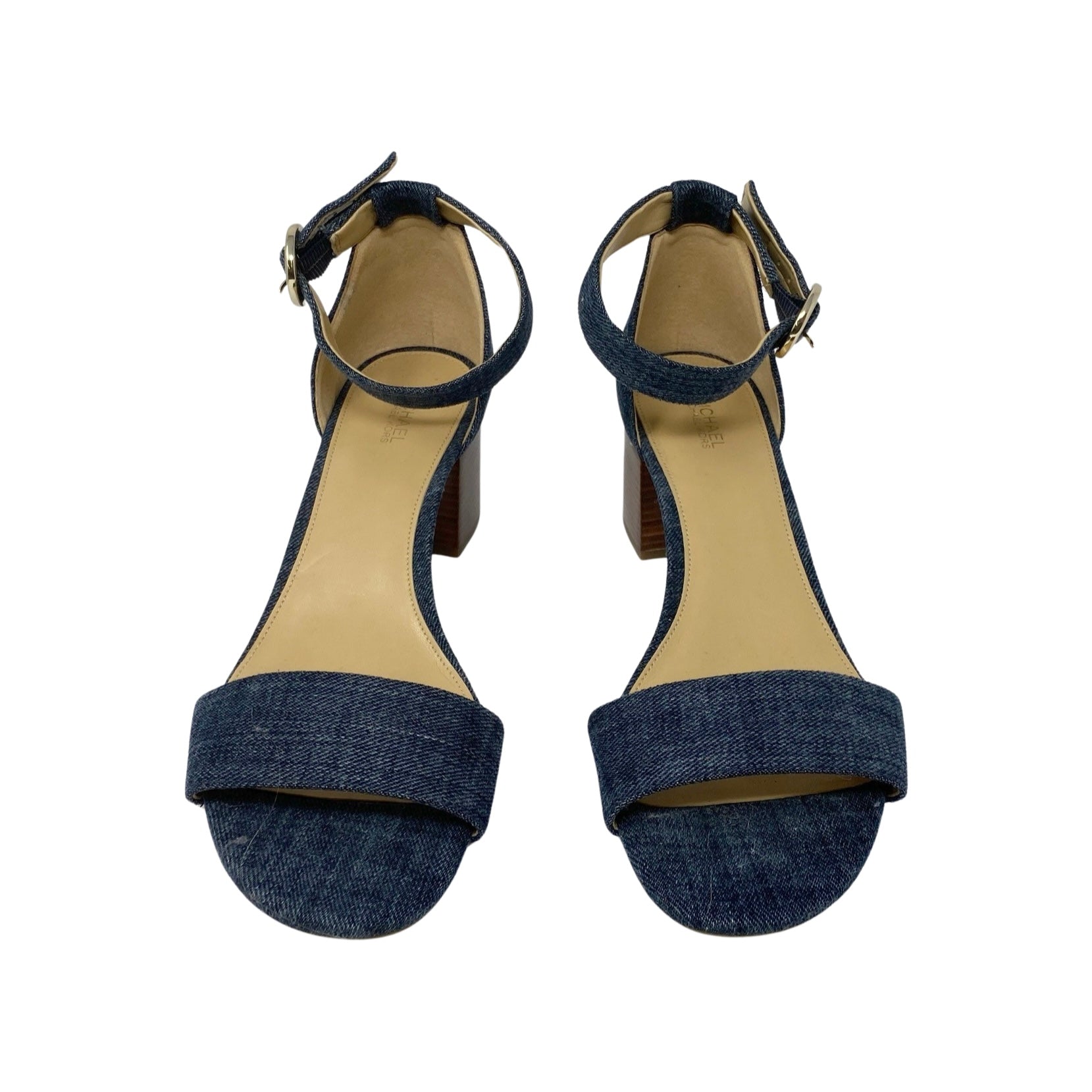 MICHAEL Michael Kors Lena Denim Block Heels