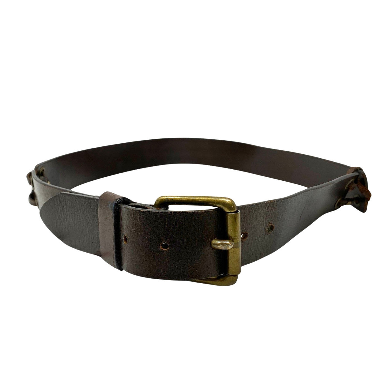 Vintage Gap Leather Stitch Sectioned Belt-Thumbnail