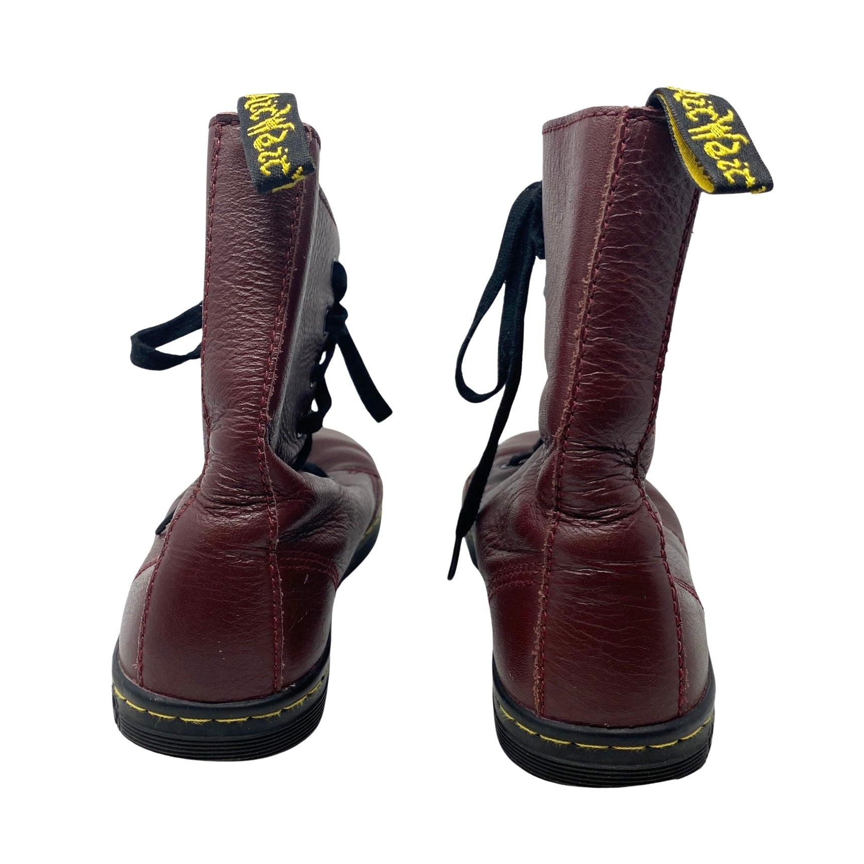 Dr. Martens Burgundy Combat Boots