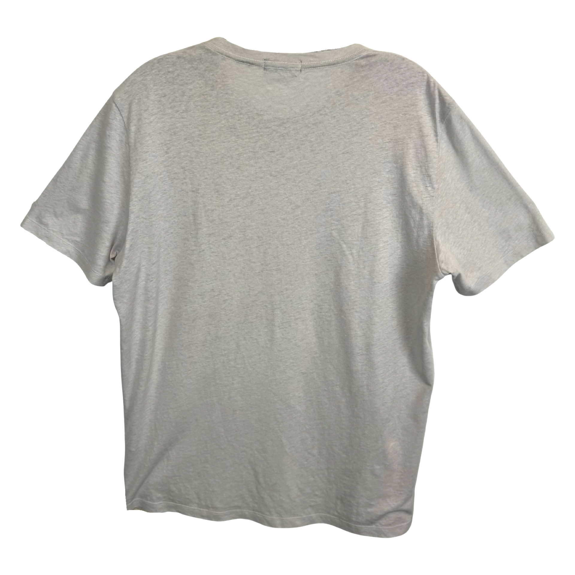 Theory Marcelo Round Neck Linen Blend Tee