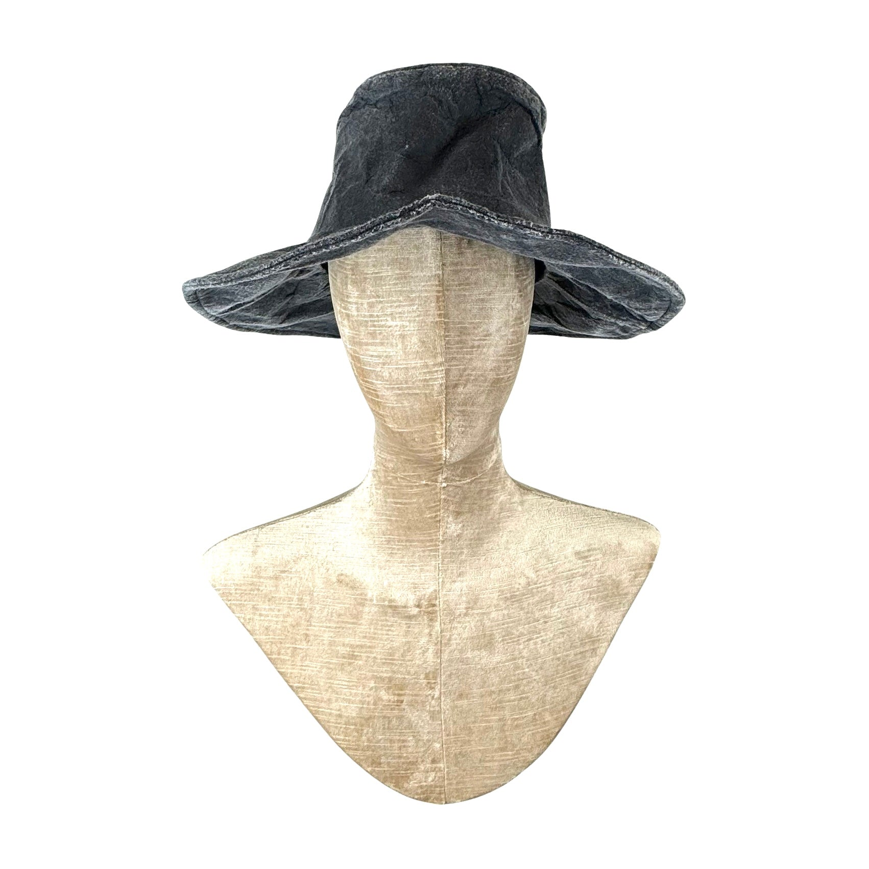 Reinhard Plank Overdyed Wide Brimmed Felt Hat