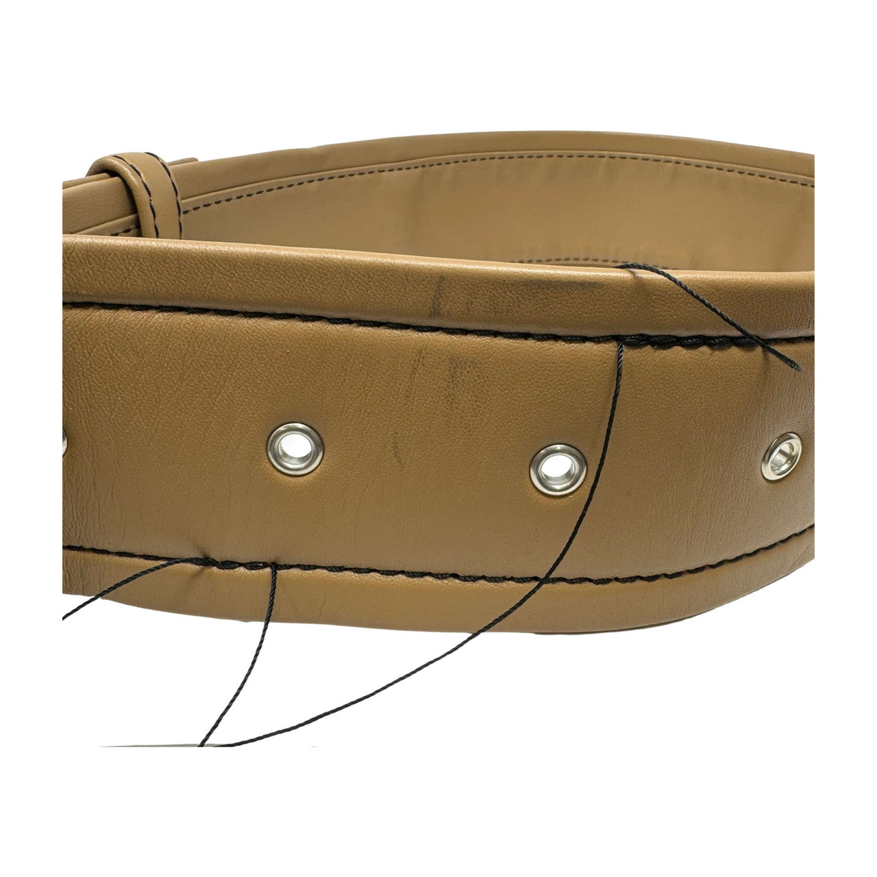 Marni Wide Thread Embellished Belt-Detail
