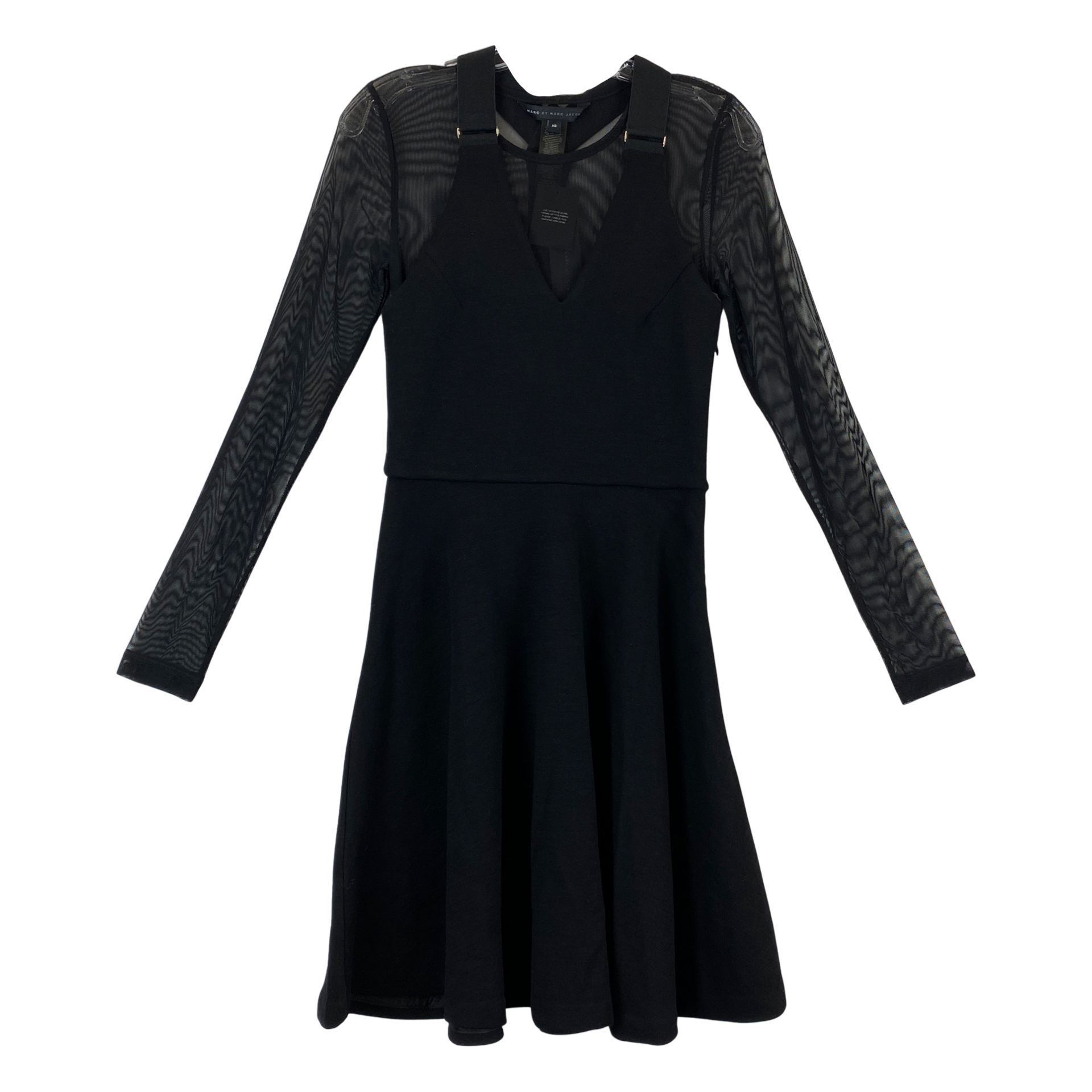Marc by Marc Jacobs Layered Mesh Top and Knit Dress