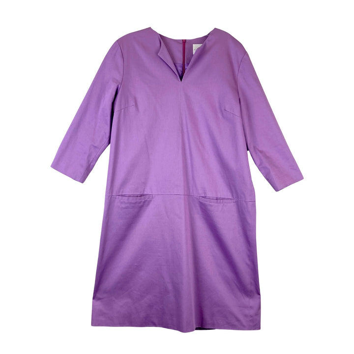 CJ Laing Purple Half Sleeve Dress-Thumbnail