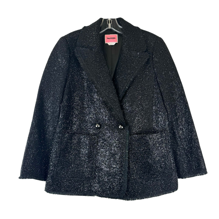 Kate Spade Tinsel Glitter Tweed Blazer