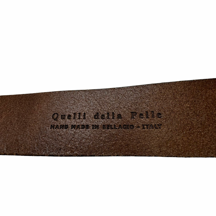 Quelli Della Pelle Hand Made Hook Front Belt