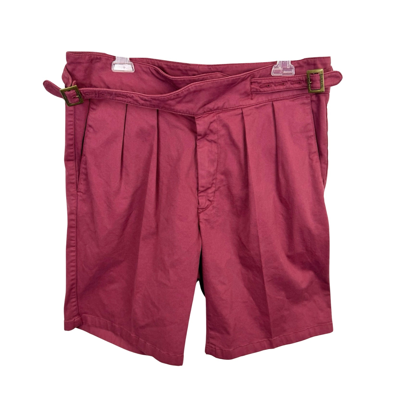 Rubinacci Pleated Cotton Shorts
