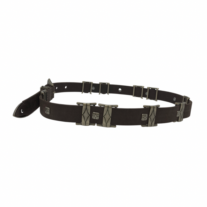 Metal Embellished Western Belt-Side