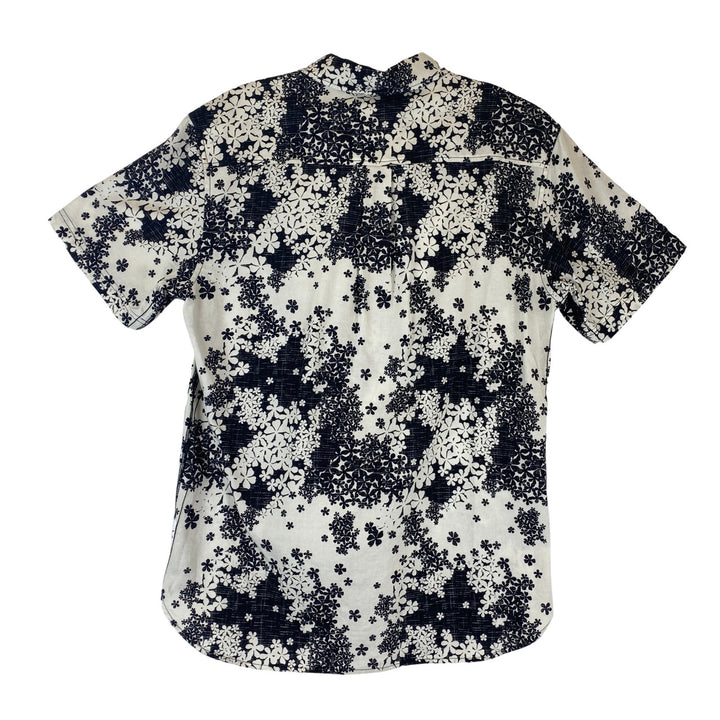 Surfside Supply Jet Black Floral Shirt And Short Set-Shirt back