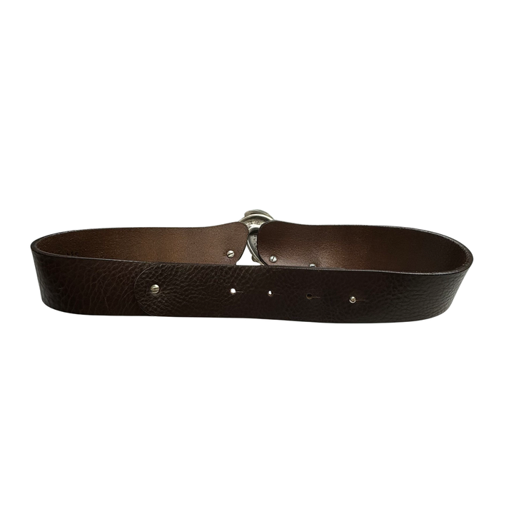 Quelli Della Pelle Hand Made Hook Front Belt