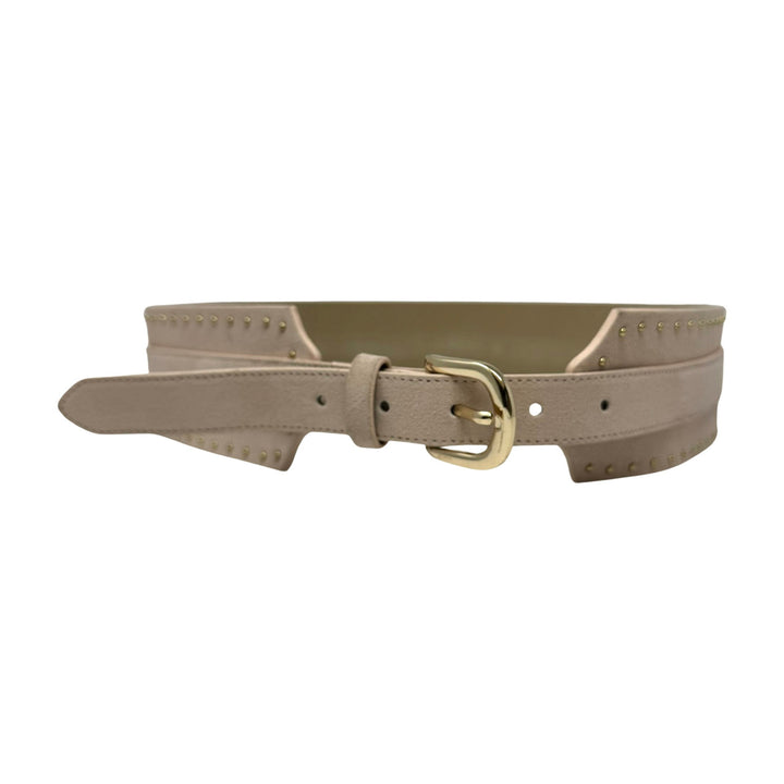 Suede Studded Belt-Thumbnail