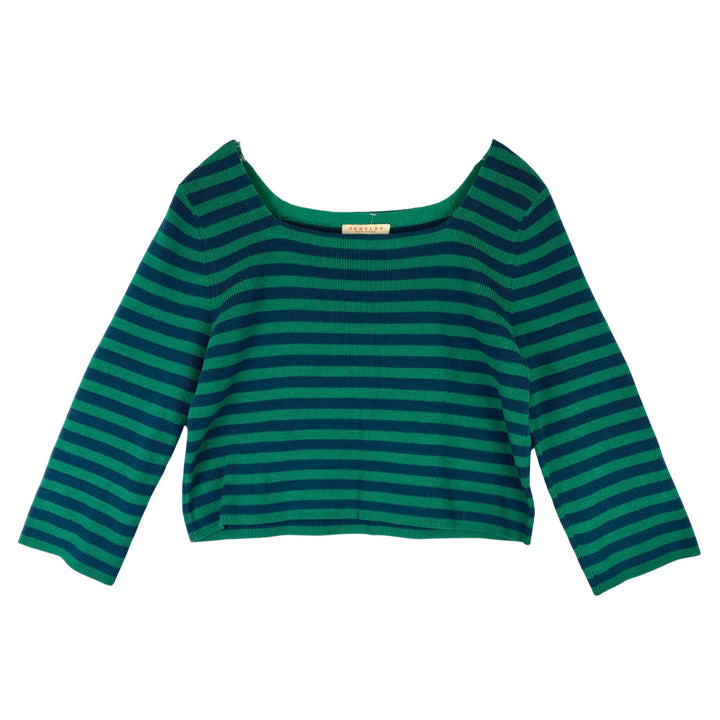 Demylee Striped Square Neck Top-Thumbnail