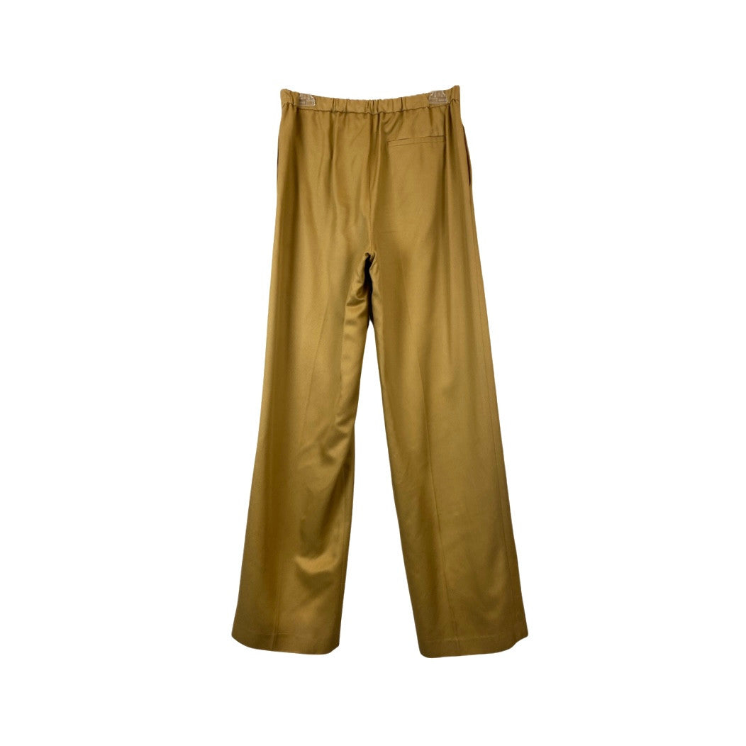 Theory Wide Leg Pull On Twill Pant-Back