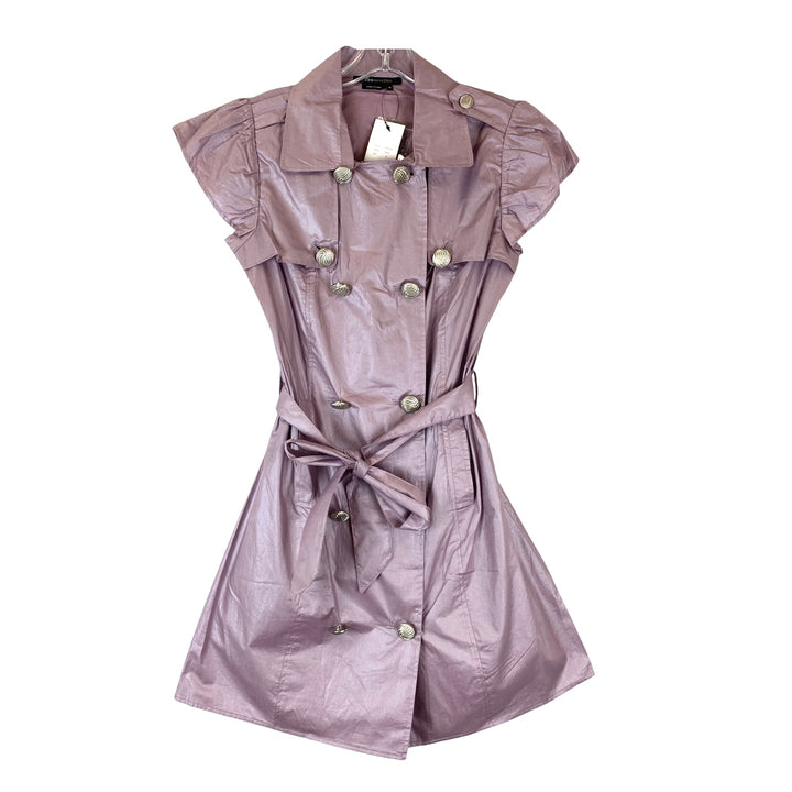 BCBGMAXAZRIA Shimmery Shirt Dress