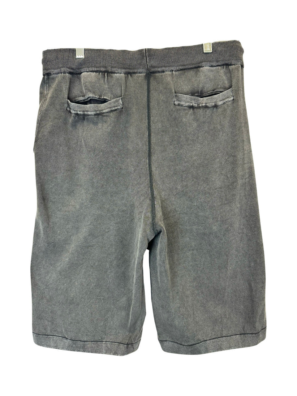 Lad by Demylee Knit Shorts-Gray Back