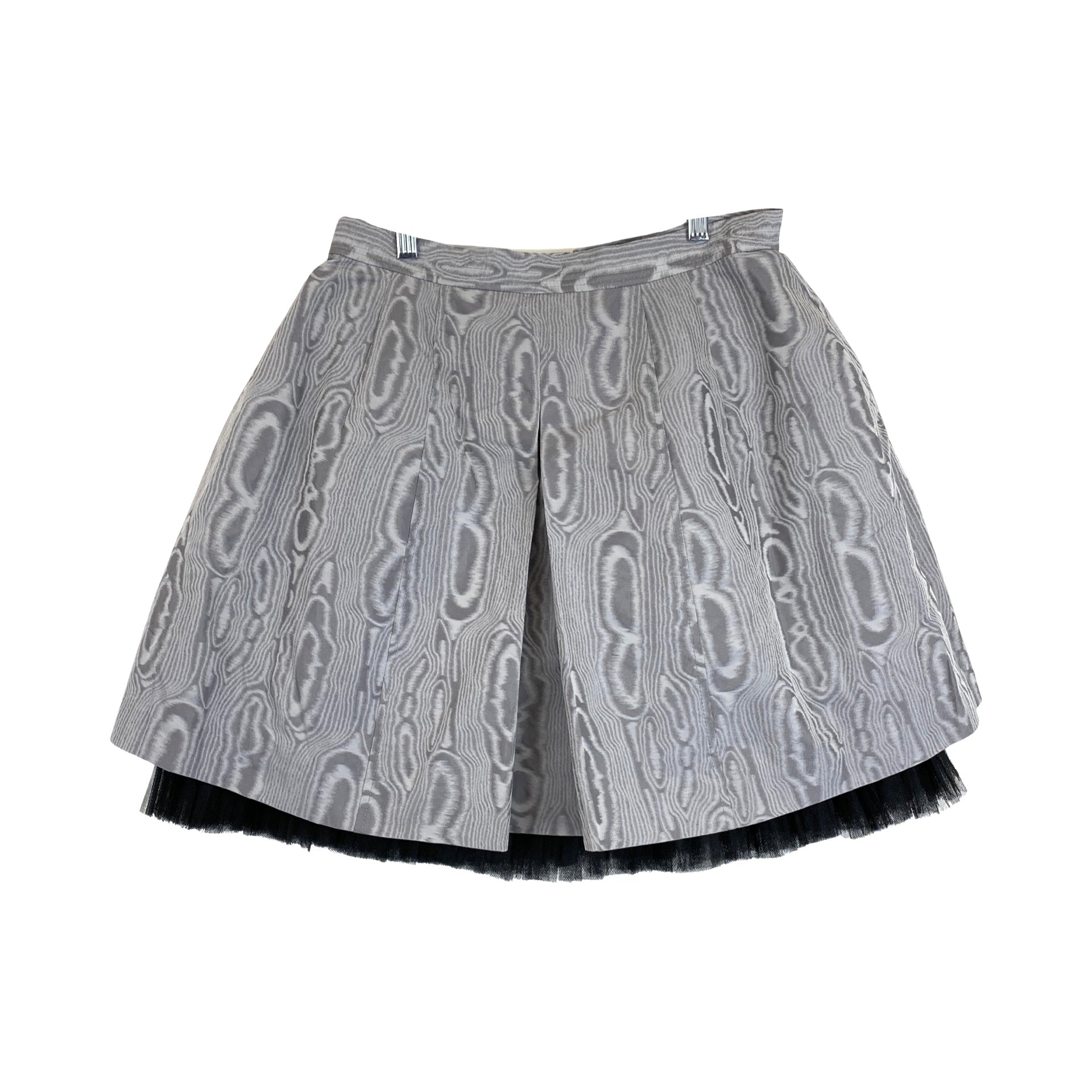 Marc by Marc Jacobs Moire and Tulle Underlay Skirt