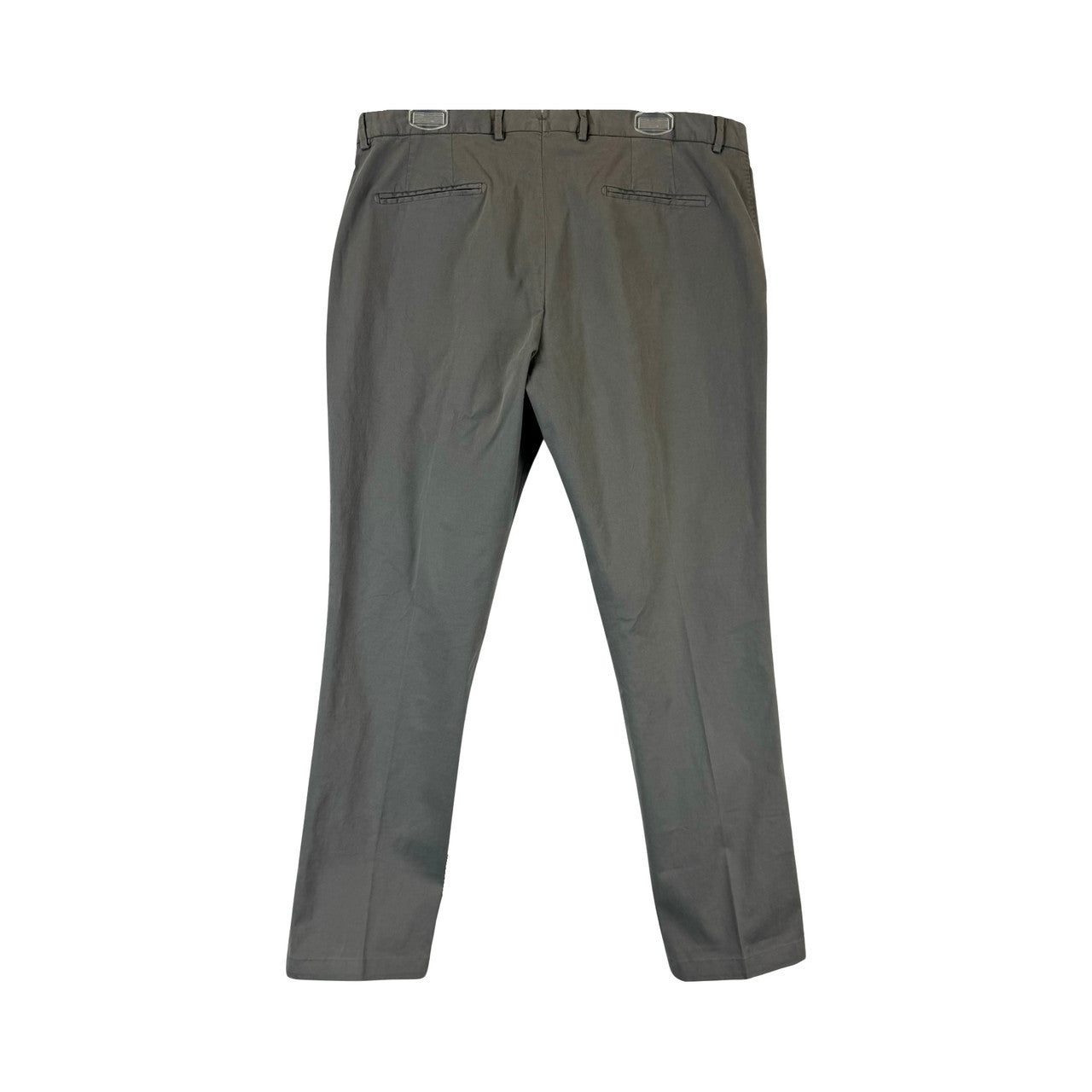 SuitSupply Navy Porto Chino Pant-Gray Back