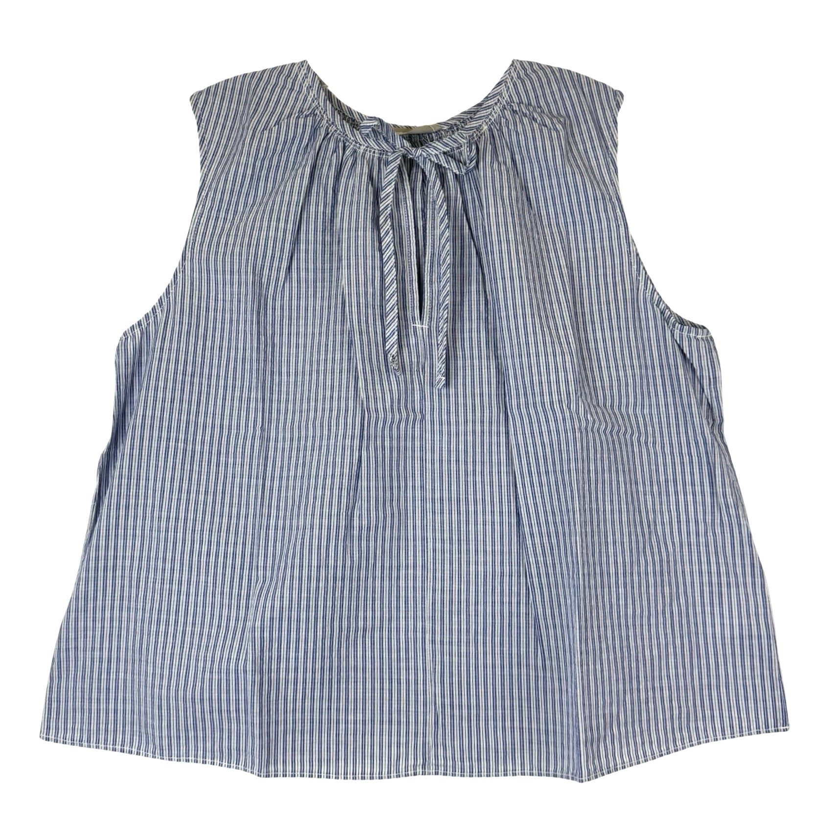 Everlane The Gathered Tie-Front Top