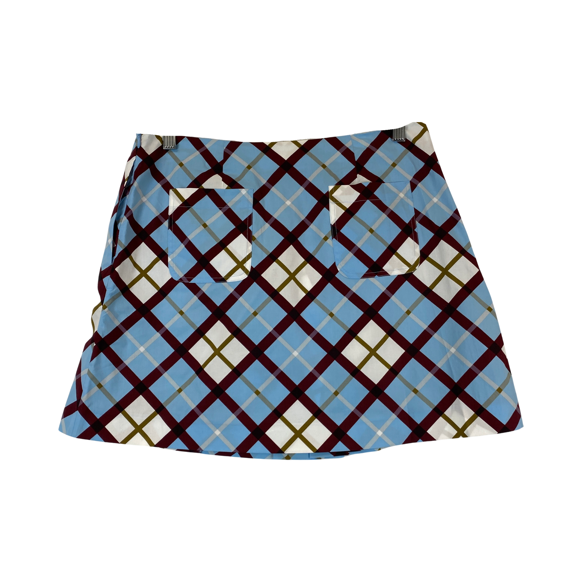 Marc by Marc Jacobs Argyle Print Kilt Style Skirt