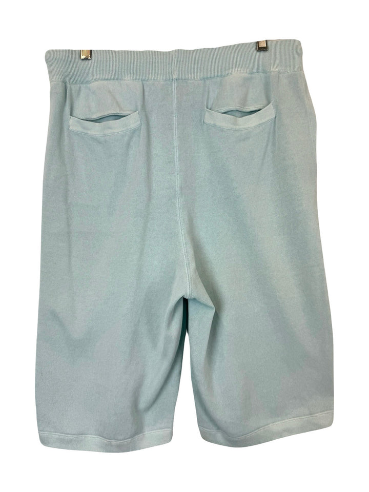 Lad by Demylee Knit Shorts-Blue Back