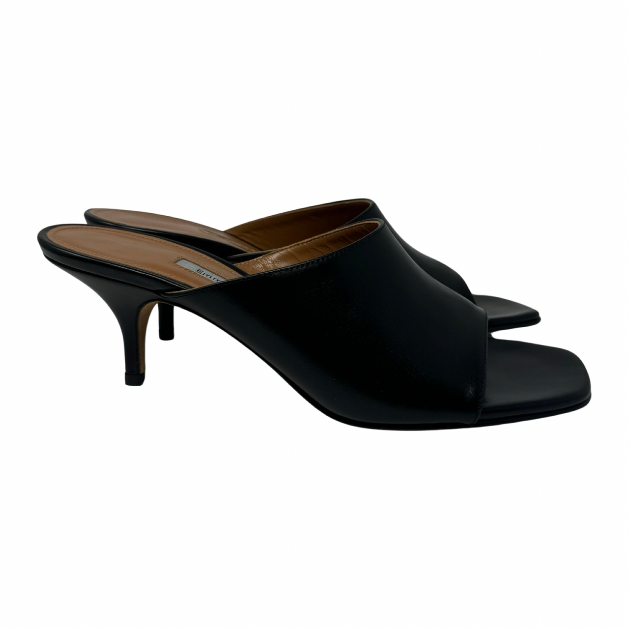 Emme Parsons Sabina Square Toe Sandals-Black Side