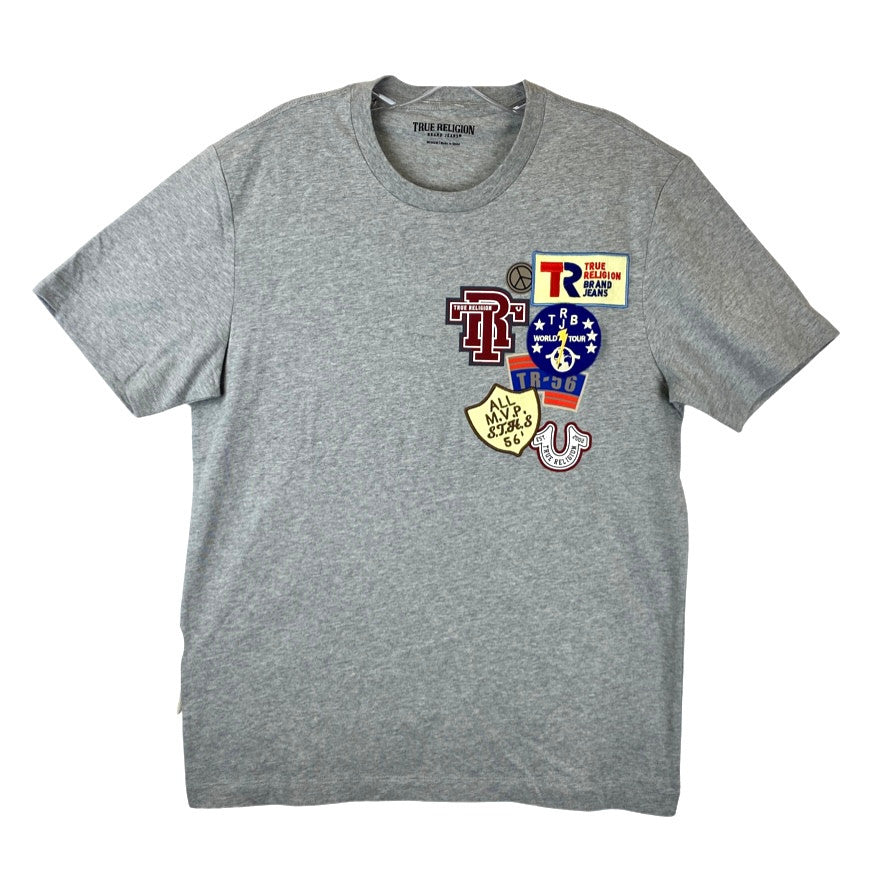 True Religion Embroidered Patch T Shirt-Thumbnail