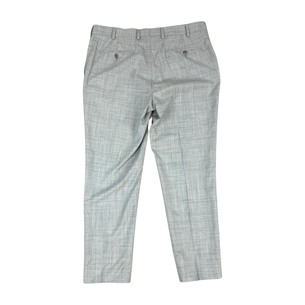 SuitSupply Light Grey Soho Trousers-Back