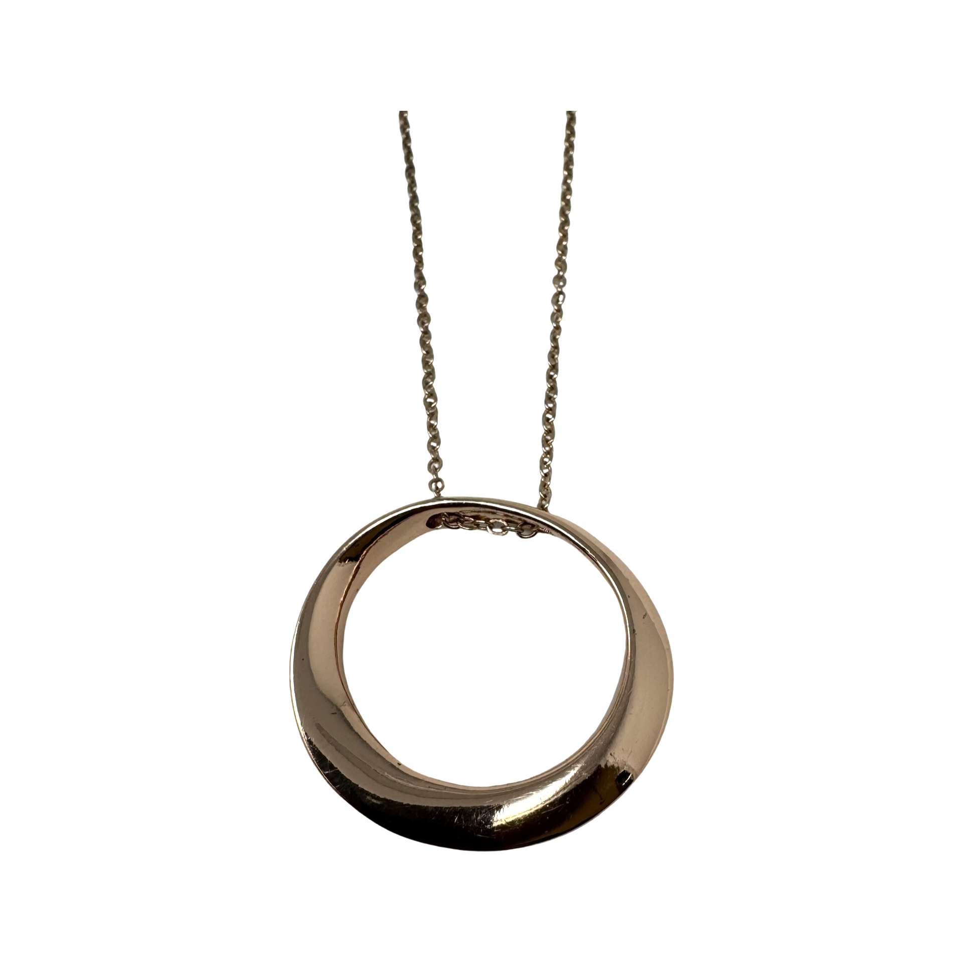 Express Open Round Pendant Necklace