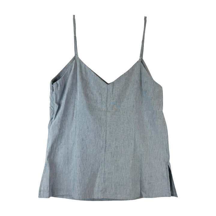 Club Monaco Striped Chambray Casual Cami