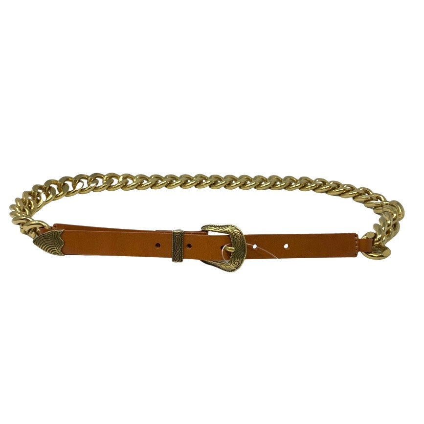 Linea Pelle Chain and Leather Belt-Thumbnail