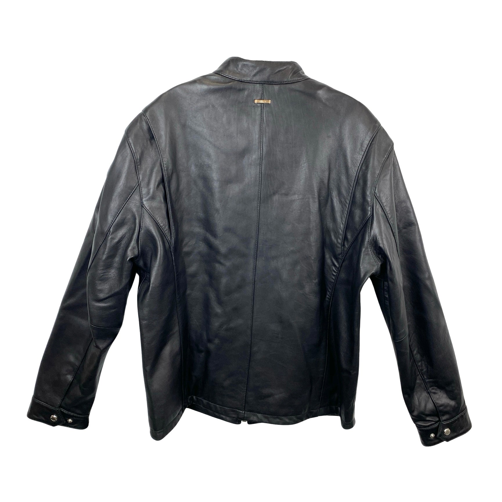 Michael Kors Leather Racer Jacket