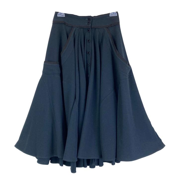 Zac Posen Button Down Skirt-Thumbnail