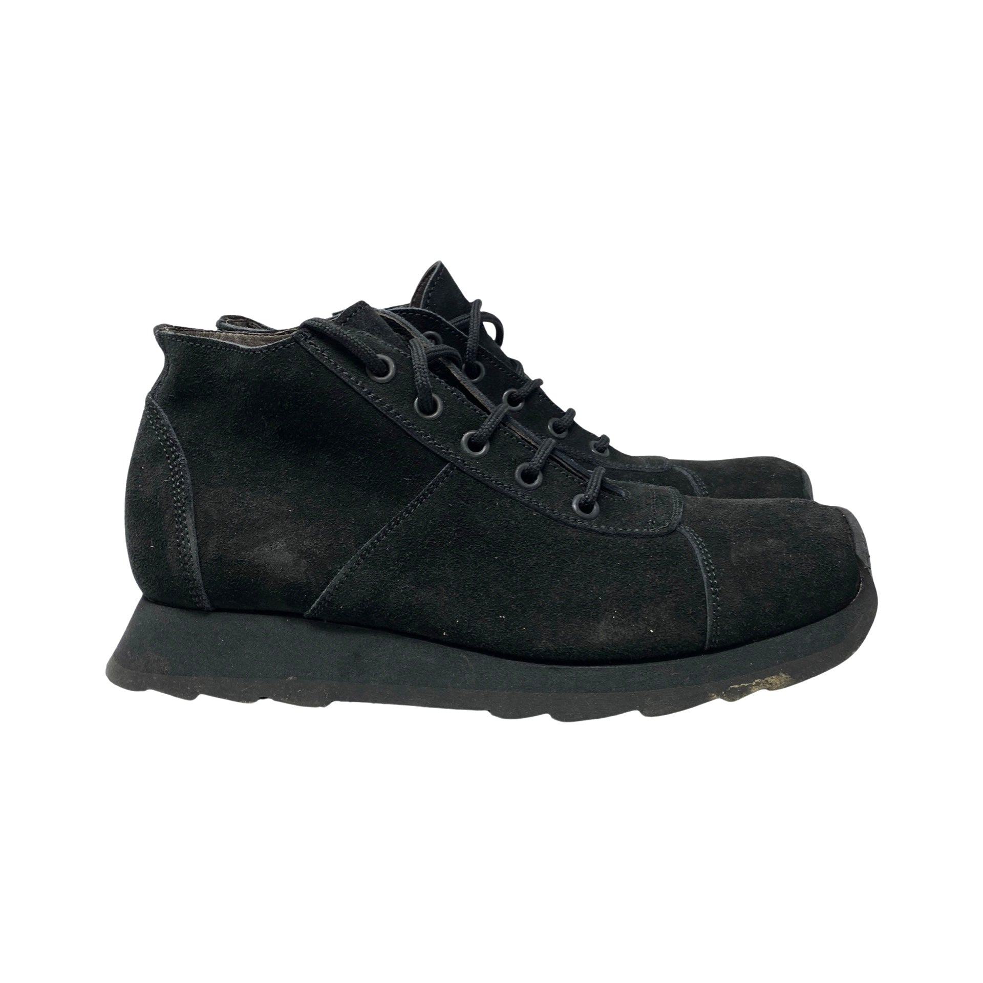 Barneys New York Suede Lace Up Boots