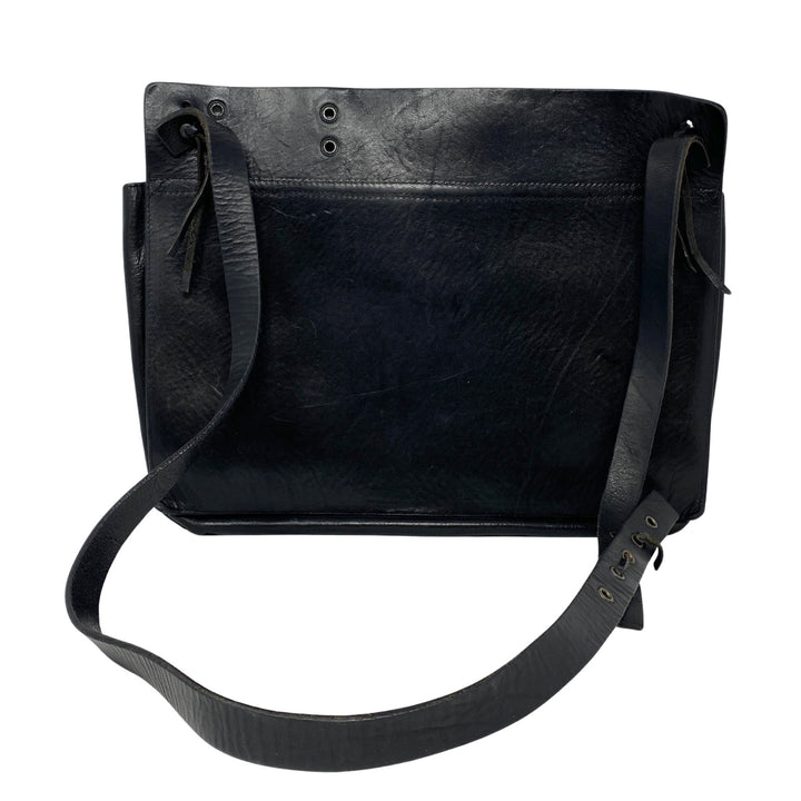 Dries Van Noten Leather Messenger Bag