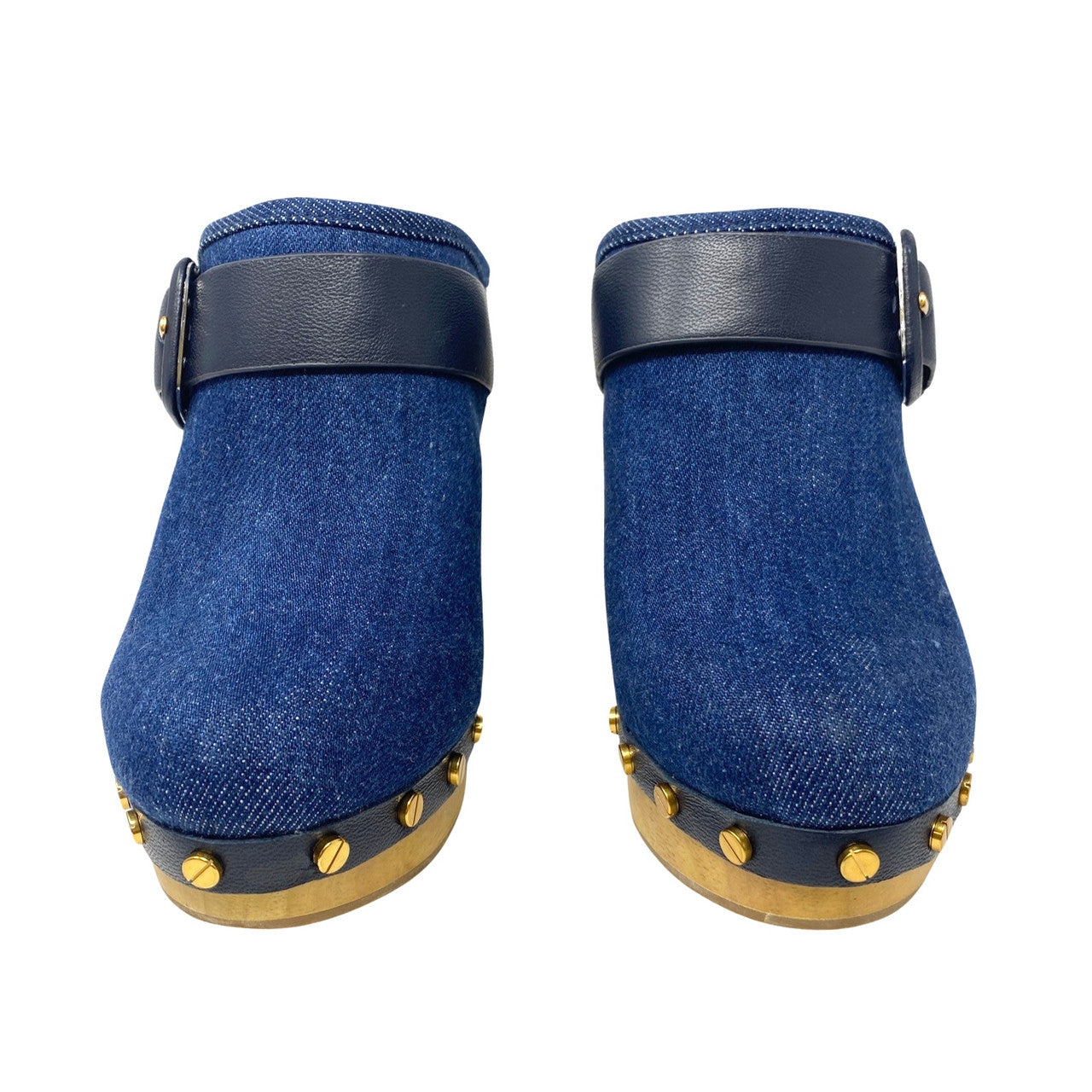 Veronica Beard Dacey Denim Clogs-front