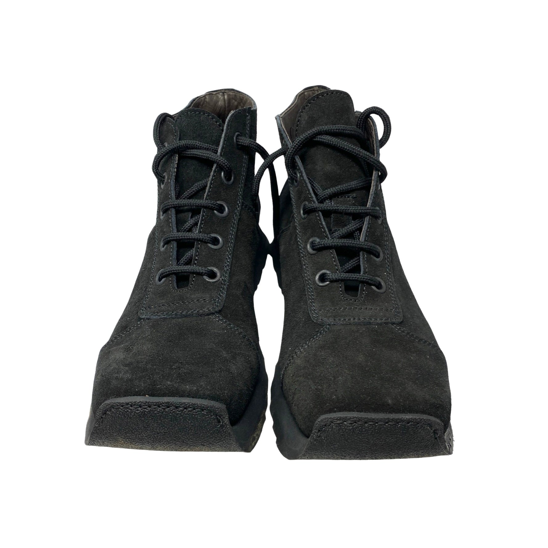 Barneys New York Suede Lace Up Boots