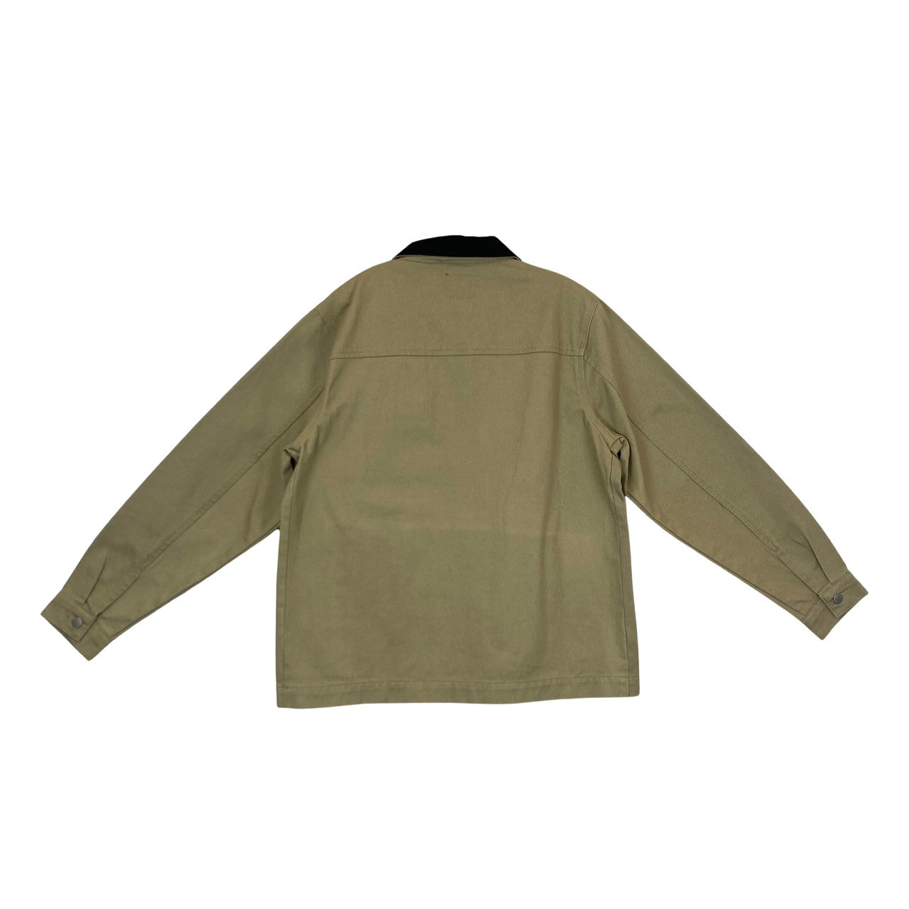 WESC Zip Front Station Chore Jacket-back beige