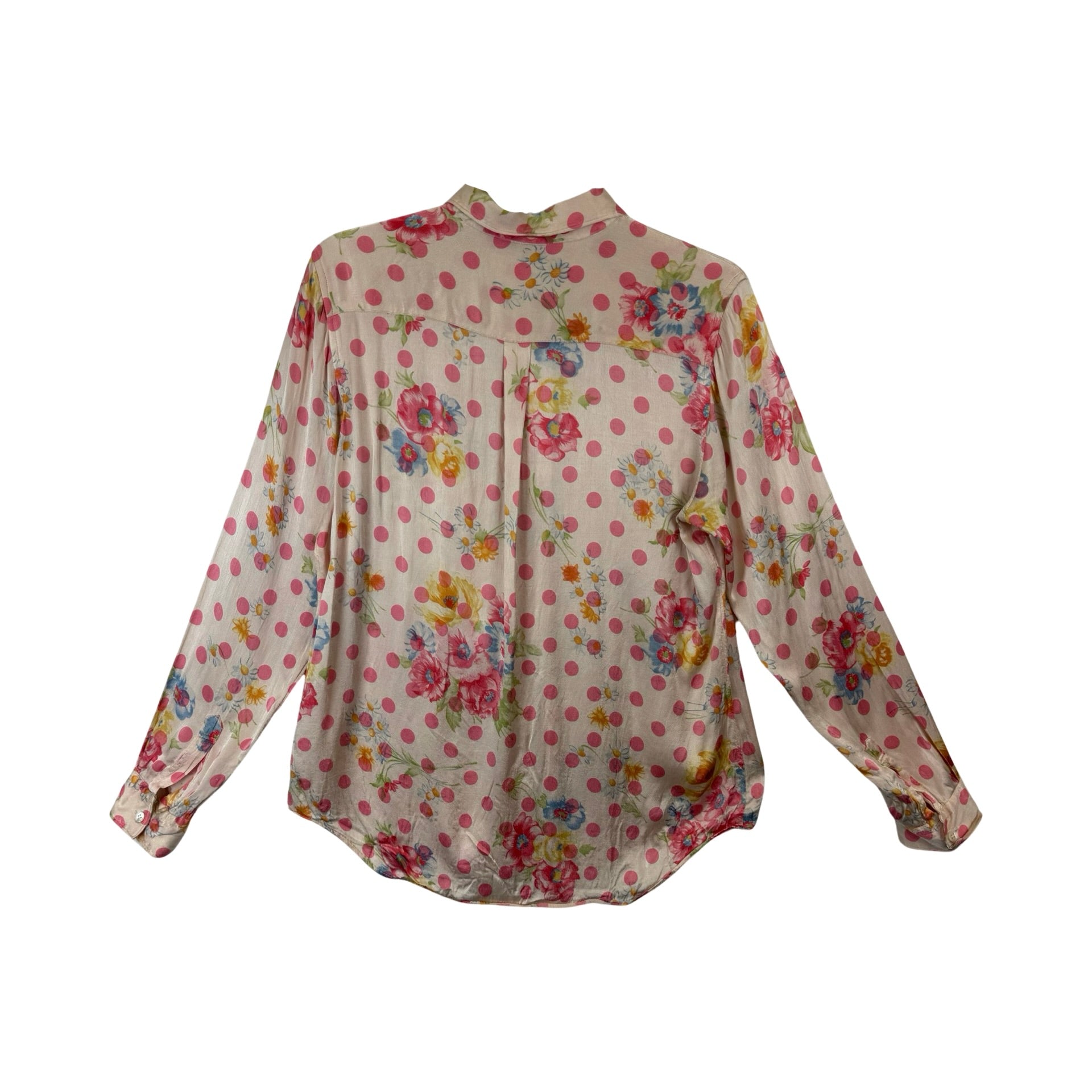 Comme des Garcons Floral Polka Dot Button Down