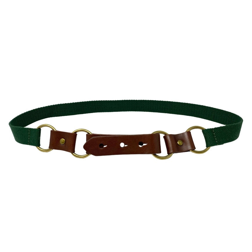 Linea Pelle Green Knit Golf Belt-Thumbnail