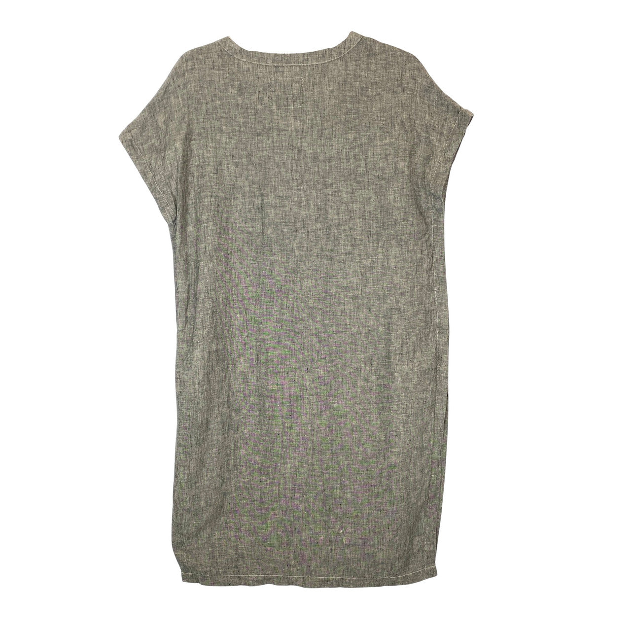 Poetry Linen Poncho Top-Back