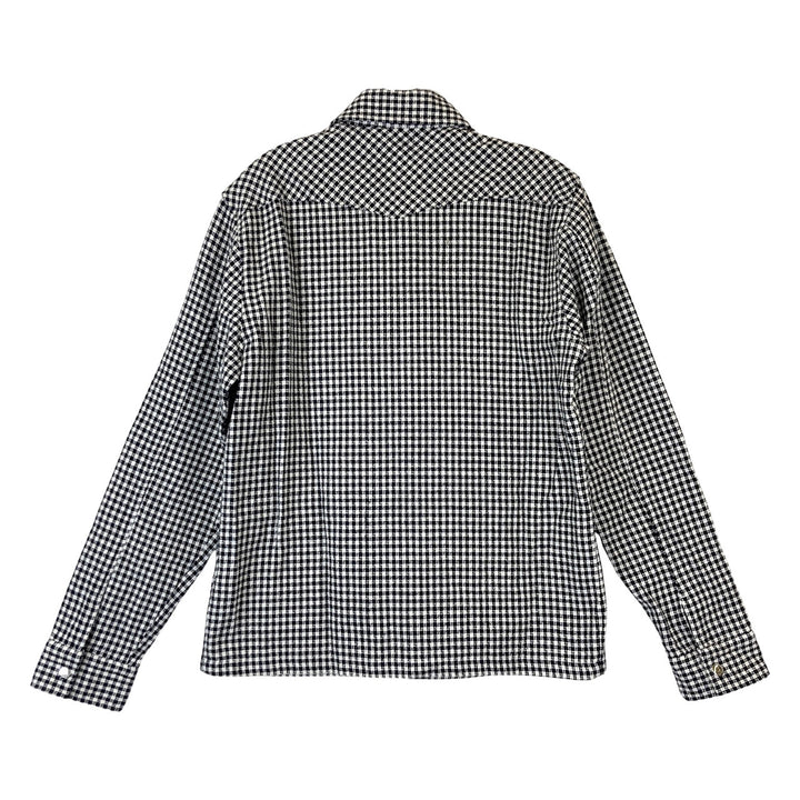 Reiss Bosworth Mono Dogtooth Shacket-Back